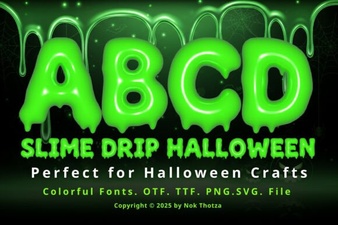 Slime Drip Halloween Font: Design Inspirations & Ideas