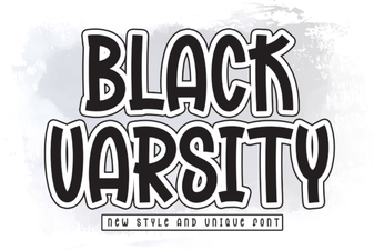 Bold Black Varsity Font Styles for Your Next Design