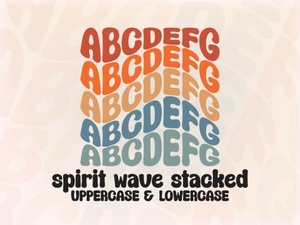 Spiritwavestacked Font: Inspiration for Bold Designs