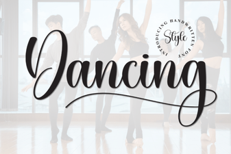 Dancing Fonts for Lively and Creative Design Projects