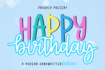 Happy Birthday Duo Font: Creative Design Ideas & Uses