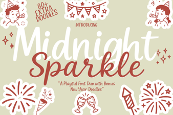 Midnight Sparkle Duo Font: Description & Design Ideas