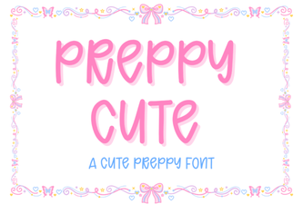 Charming Preppy Cute Fonts for Stylish Designs